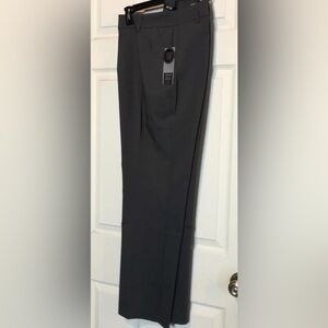Apt 9 Women’s 16 Modern Essentials Slacks Pants Straight Mid-Rise Dark Grey NWT